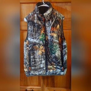 Real Tree 3M Thinsulate Reversible camo vest